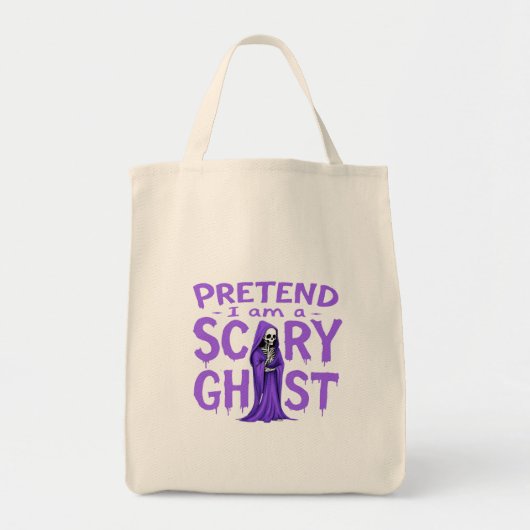 Doe alsof ik een enge geest ben - grappige Hallowe Tote Bag (Voorkant)