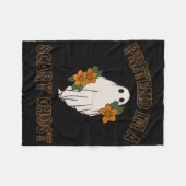 Doe alsof ik een enge geest Halloween kostuum 3 Fleece Deken (Voorkant (Horizontaal))