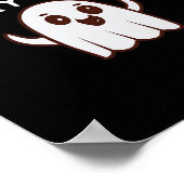 Doe alsof ik een enge geest Halloween kostuum ben Poster (Hoek)