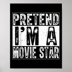 Doe alsof ik een filmster familie vrouwen mannen k poster