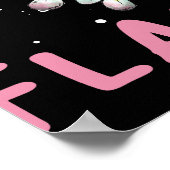 Doe alsof ik een flamingo grappige Halloween kostu Poster (Hoek)