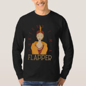 Doe alsof ik een flapper bobbed haar subcultuur Ha T-shirt (Voorkant)