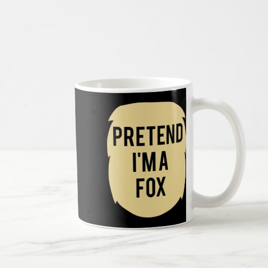 Doe alsof ik een Fox kostuum grappig Halloween fee Koffiemok (Rechts)