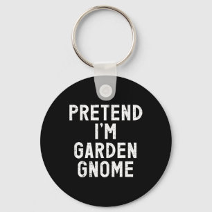 Doe alsof ik een Garden Gnome Halloween kostuum be Sleutelhanger