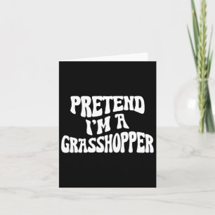 Doe alsof ik een grappig grappig lui Halloween kos Kaart