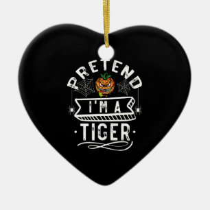 Doe alsof ik een grappig Halloween kostuum cadeau  Keramisch Ornament