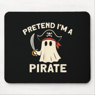 Doe alsof ik een grappig Halloween spookkostuum M Muismat