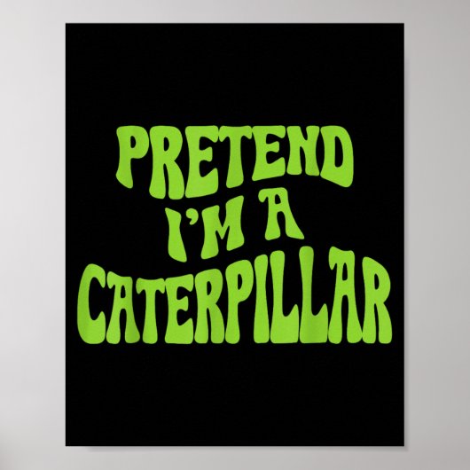 Doe alsof ik een grappig luie Halloween-kostuum be Poster (Voorkant)