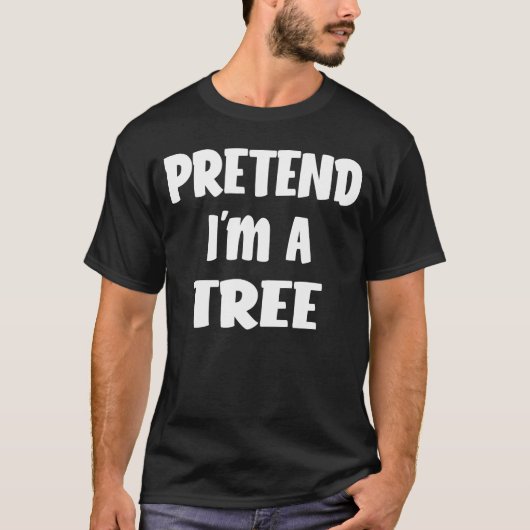 Doe alsof ik een grappige Halloween Costume Gift b T-shirt (Voorkant)