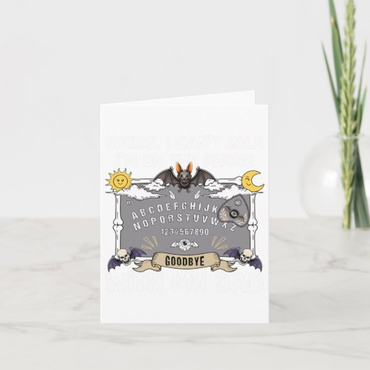 Doe alsof ik een gum grappig lui Halloween kostuum Kaart (Voorkant)