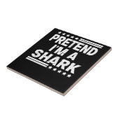 Doe alsof ik een haai geschenken tegeltje (Zijkant)