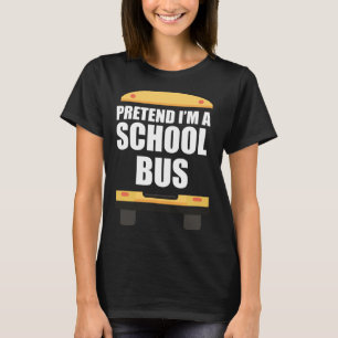 Doe alsof ik een Halloween-buschauffeur ben T-shirt