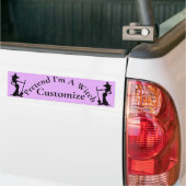 Doe alsof ik een heks ben Thunder_Cove Bumpersticker (Op Truck)
