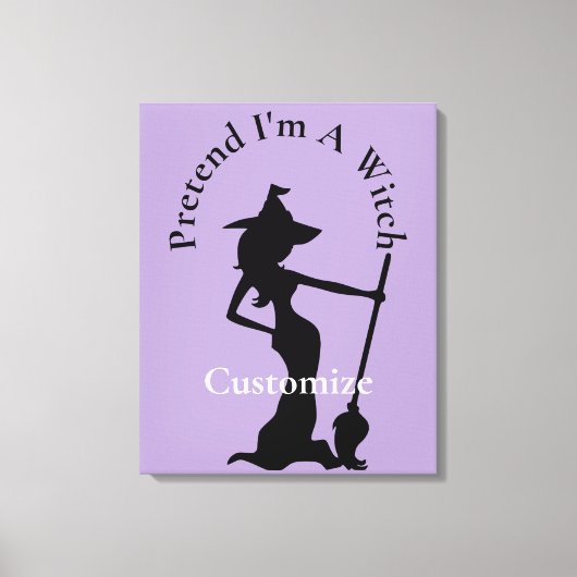 Doe alsof ik een heks ben Thunder_Cove Canvas Afdruk (Voorkant)