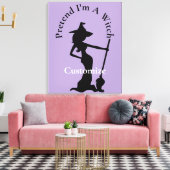 Doe alsof ik een heks ben Thunder_Cove Canvas Afdruk (Insitu (Woonkamer))