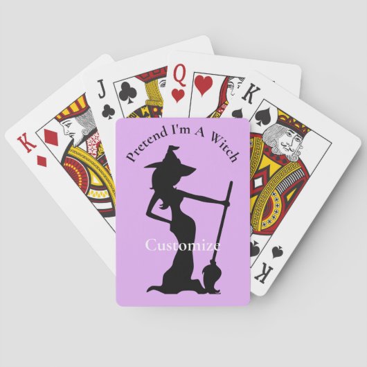 Doe alsof ik een heks ben Thunder_Cove Pokerkaarten (Achterkant)
