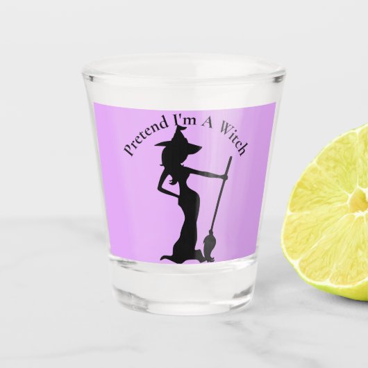 Doe alsof ik een heks ben Thunder_Cove Shot Glas (Voorkant)