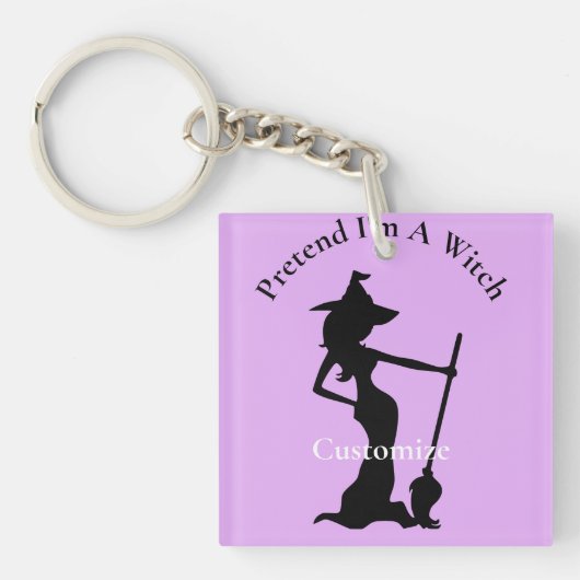 Doe alsof ik een heks ben Thunder_Cove Sleutelhanger (voorkant)