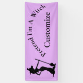 Doe alsof ik een heks ben Thunder_Cove Spandoek (Verticaal)