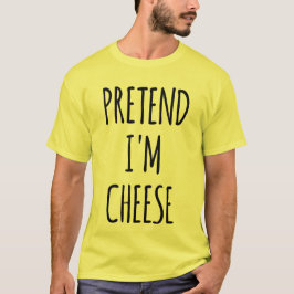 Doe alsof ik een kaas ben - grappig kostuum t-shirt