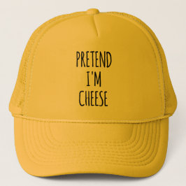 Doe alsof ik een kaas ben - grappig kostuum trucker pet