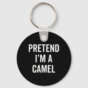 Doe alsof ik een kameel grappig Halloween kostuum Sleutelhanger