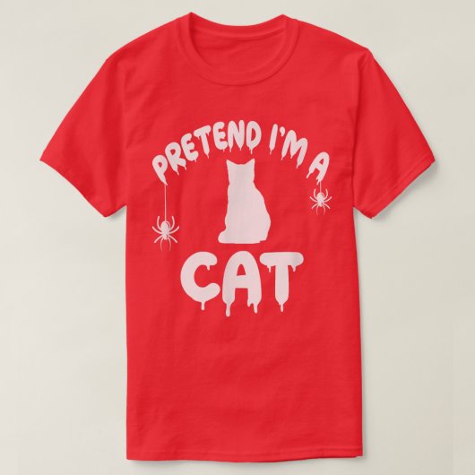 Doe alsof ik een kat-tablet ben, Kitten Spooky Cut T-shirt (Design voorkant)