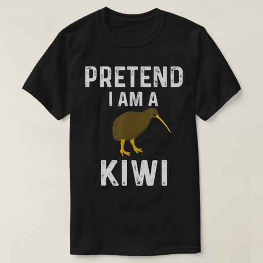 Doe alsof ik een Kiwi Bird Costume Funny Kiwis ecc T-shirt (Design voorkant)