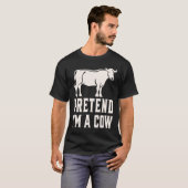 Doe alsof ik een koe ben t-shirt (Voorkant volledig)