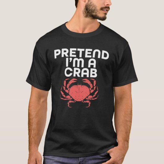 Doe alsof ik een krab ben t-shirt (Voorkant)