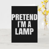 Doe alsof ik een lamp ben Familie Groep Lui Gemakk Kaart (Gele Bloem)