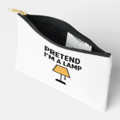 Doe alsof ik een lamp ben Grappige cosmetische tas (Open)