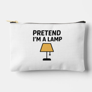 Doe alsof ik een lamp ben Grappige cosmetische tas