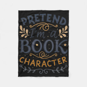 Doe alsof ik een literaire fan merchandising boekp fleece deken