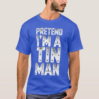 Doe alsof ik een man verkleedkostuum voor volwasse t-shirt
