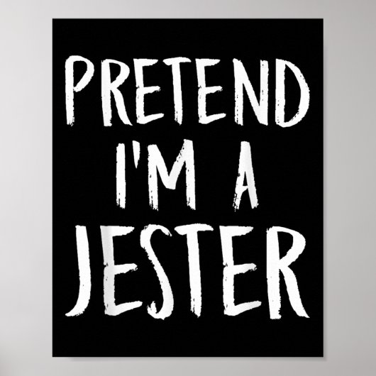 Doe alsof ik een nar familie grappig Halloween fee Poster (Voorkant)