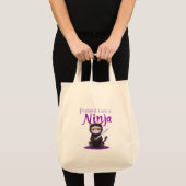 Doe alsof ik een ninja ben - grappig Halloween kos Tote Bag (Voorkant (product))