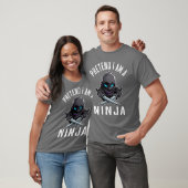 Doe alsof ik een ninja ben t-shirt (Unisex)