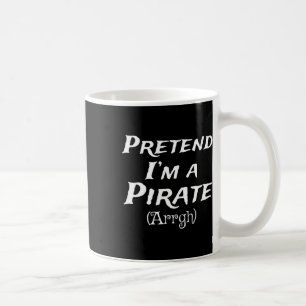 Doe alsof ik een piratenpartij kostuum Halloween b Koffiemok