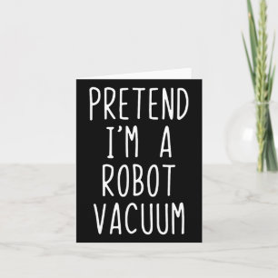 Doe alsof ik een robot vacuüm kostuum Halloween La Kaart