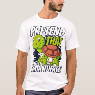 Doe alsof ik een Rode-oorwaterschildpad liefhebber T-shirt