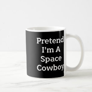 Doe alsof ik een Space Cowboy kostuum plezier Hall Koffiemok