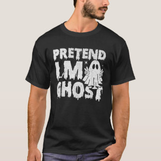 Doe alsof ik een spook ben Leuk grappig Halloween T-shirt