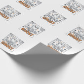 Doe alsof ik een spook ben Schattig Halloween Cadeaupapier (Hoek)