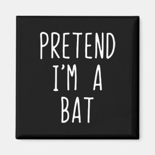 Doe alsof ik een T kostuum Halloween Lazy Easy Magneet