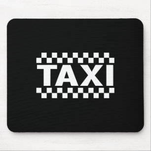 Doe alsof ik een taxi ben Halloween kostuumchauffe Muismat
