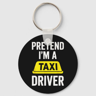 Doe alsof ik een taxichauffeur ben - Halloween kos Sleutelhanger