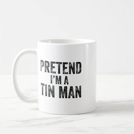 Doe alsof ik een Tin Man Halloween Family Lazy Cos Koffiemok (Links)