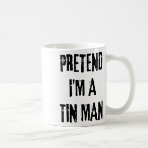 Doe alsof ik een Tin Man Halloween Last Minute Cos Koffiemok