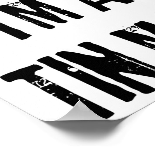 Doe alsof ik een Tin Man Halloween Last Minute Cos Poster (Hoek)